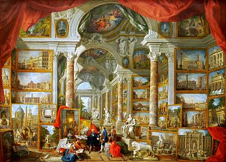 现代罗马景观画廊 Gallery of Views of Modern Rome (1759)，乔瓦尼·保罗·帕尼尼
