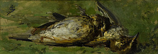 静物与鸟类 Still Life with Birds (1899)，乔凡尼·塞冈提尼