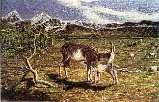 五月的阿尔卑斯山 Alps in May (1891)，乔凡尼·塞冈提尼