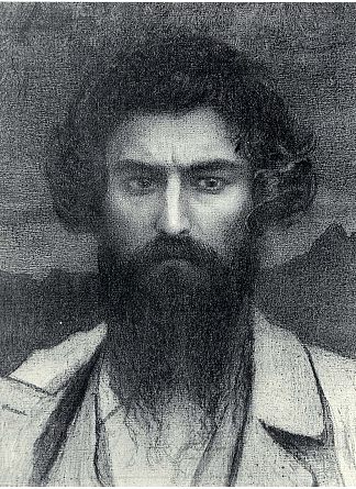 自画像 Selbstbildnis (1895)，乔凡尼·塞冈提尼