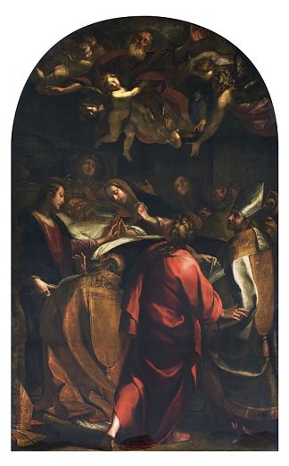 圣约瑟夫的痛苦 Agonia Di San Giuseppe (c.1620)，朱利奥·切萨雷·普罗卡奇尼