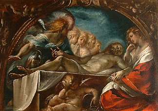 死去的基督与天使 Dead Christ with Angels，朱利奥·切萨雷·普罗卡奇尼