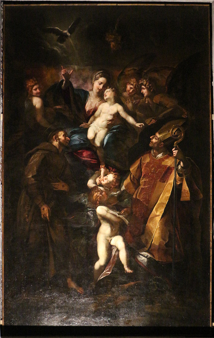 卡里尼亚诺的圣玛丽亚苏泰 Santa Maria Assunta Di Carignano (c.1620)，朱利奥·切萨雷·普罗卡奇尼