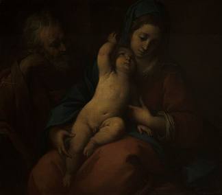 玛利亚与圣婴耶稣 Maria Mit Dem Jesuskind，朱利奥·切萨雷·普罗卡奇尼