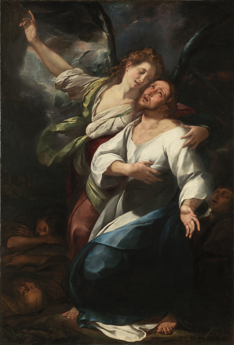 花园里的痛苦 Agony in the Garden (c.1616 - c.1620),朱利奥·切萨雷·普罗卡奇尼