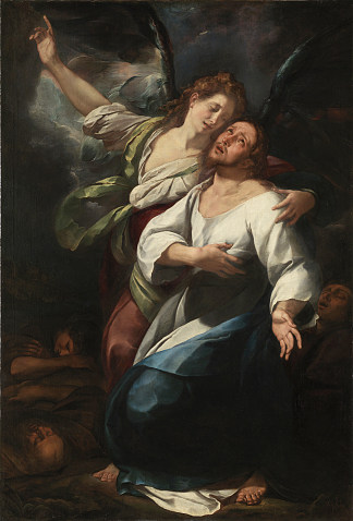 花园里的痛苦 Agony in the Garden (c.1616 – c.1620)，朱利奥·切萨雷·普罗卡奇尼