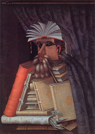 图书管理员 The Librarian (1566)，朱塞佩·阿沁波尔多