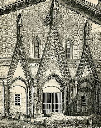 布蒂列拉阿尔塔附近的圣安东尼奥迪兰韦尔索修道院 Abbey of Sant’Antonio di Ranverso near Buttigliera Alta (1890)，朱塞佩·巴贝里斯