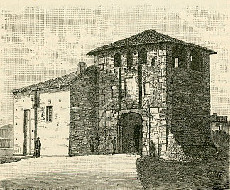 亚历山德里亚的古代拉瓦纳莱门 Antica Porta Ravanale in Alessandria (1890)，朱塞佩·巴贝里斯