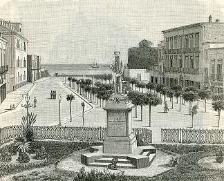 州广场和尼科洛·皮奇尼纪念碑 Piazza Della Prefettura E Monumento a Nicolò Piccinni (1898)，朱塞佩·巴贝里斯