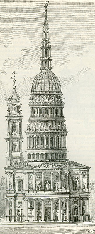 诺瓦拉圣高登齐奥大教堂和圆顶 Basilica E Cupola Di San Gaudenzio in Novara (1890)，朱塞佩·巴贝里斯