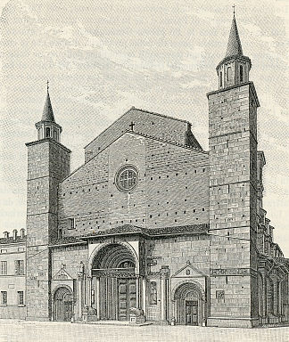 大教堂的外墙 Facciata Della Cattedrale (1901)，朱塞佩·巴贝里斯