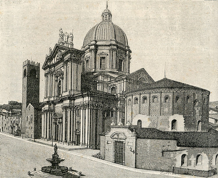 新大教堂或大教堂和旧大教堂 Duomo Nuovo O Cattedrale E Duomo Vecchio (1898)，朱塞佩·巴贝里斯