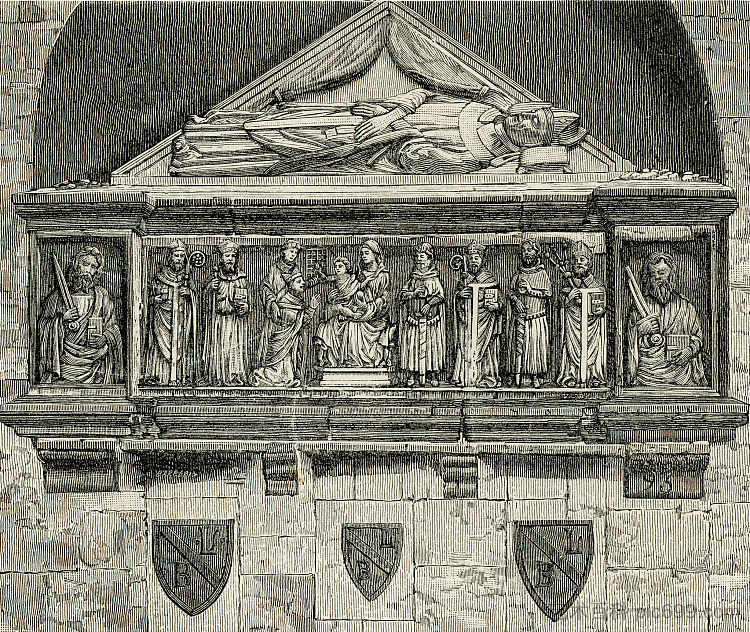 博洛尼亚兰博蒂尼主教纪念碑 Monumento Al Vescovo Lambertini Da Bologna (1897),朱塞佩·巴贝里斯