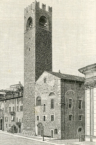 波波罗托罗科拉托雷酒店 Il Broletto Colla Torre Del Popolo (1897)，朱塞佩·巴贝里斯