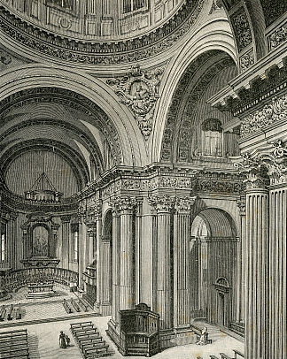 新大教堂内部 Interno Del Duomo Nuovo (1897)，朱塞佩·巴贝里斯