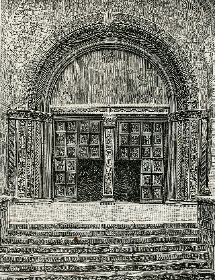 圣玛丽亚德尔卡明教堂的门 Porta Della Chiesa Di S. Maria Del Carmine (1897)，朱塞佩·巴贝里斯