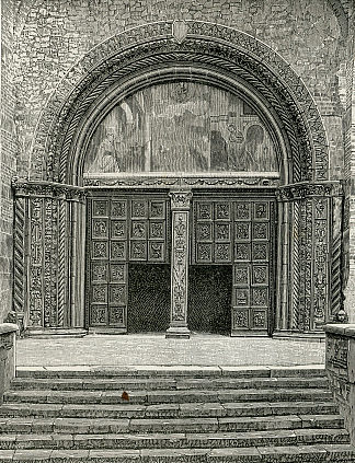 圣玛丽亚德尔卡明教堂的门 Porta Della Chiesa Di S. Maria Del Carmine (1897)，朱塞佩·巴贝里斯