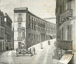 烈士广场 Piazza Martiri (1895)，朱塞佩·巴贝里斯