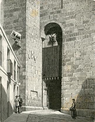 带门廊的大象塔 Torre Dell’elefante Con Saracinesca (1895)，朱塞佩·巴贝里斯