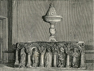 圣乔瓦尼·伊万杰利斯塔教堂的洗礼字体 Fonte Battesimale Nella Chiesa Di San Giovanni Evangelista (1900)，朱塞佩·巴贝里斯
