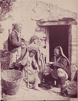 西西里农民（可能来自利米纳） Sicilian peasants (possibly from Limina) (c.1880 – c.1889)，朱塞佩·布鲁诺