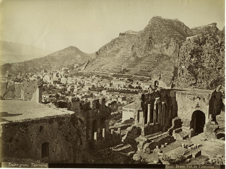 希腊剧院，陶尔米纳 Greek Theatre, Taormina (c.1890 - c.1899)，朱塞佩·布鲁诺