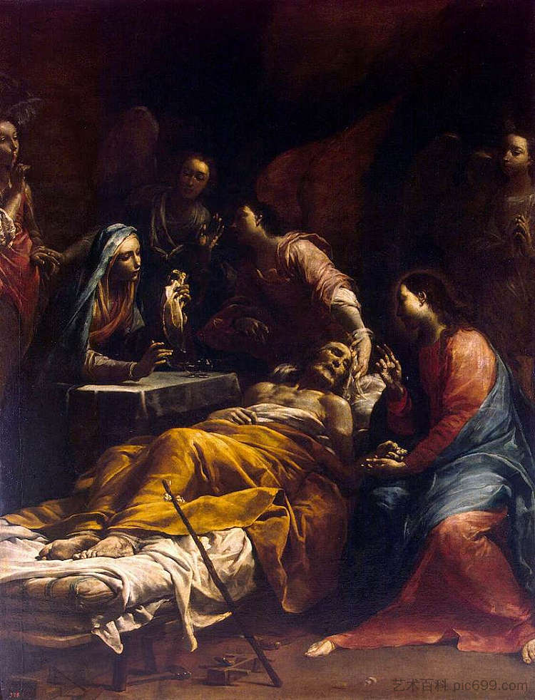 圣约瑟夫之死 Death of Saint Joseph (c.1712)，朱塞佩·玛丽亚·克雷斯皮