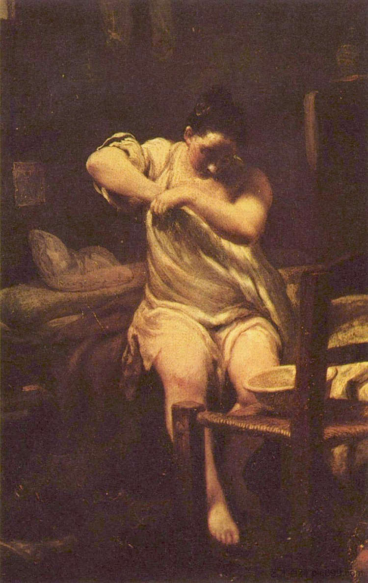 寻找跳蚤 Searching for Fleas (1709),朱塞佩·玛丽亚·克雷斯皮
