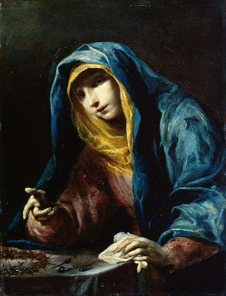 圣母与激情的乐器 Virgin with the Instruments of the Passion (1730),朱塞佩·玛丽亚·克雷斯皮