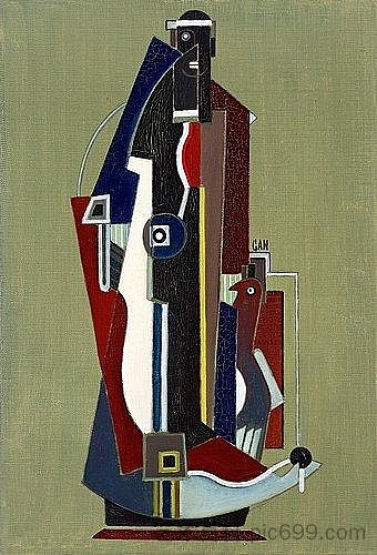 垂直图形 Vertical figure (1928)，约斯塔阿德里安·尼尔森