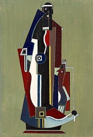 垂直图形 Vertical figure (1928)，约斯塔阿德里安·尼尔森