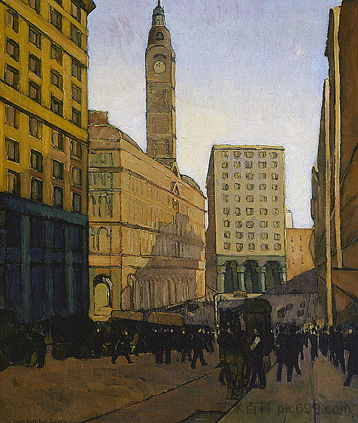 城市的中心 Centre of a city (1925),格雷丝·科辛顿·史密斯