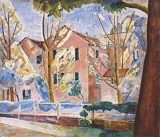 有树的房子 House with trees (1935)，格雷丝·科辛顿·史密斯