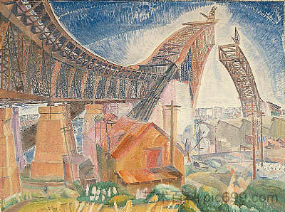 曲线中的桥梁 The Bridge in Curve (1930),格雷丝·科辛顿·史密斯