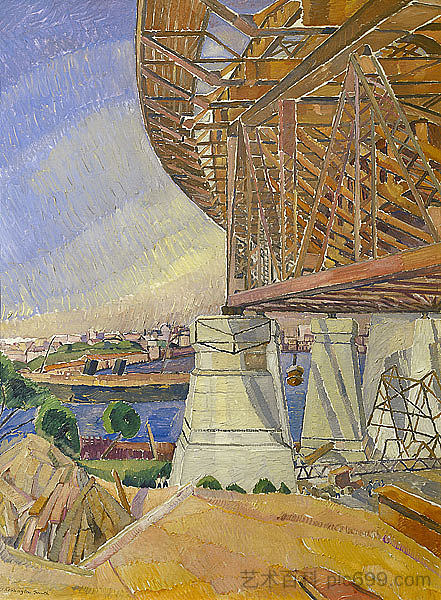 桥梁的曲线 The Curve of the Bridge (1929),格雷丝·科辛顿·史密斯