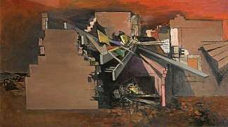 破坏，威尔士的房子 Devastation, House in Wales (1939)，格雷厄姆·萨瑟兰