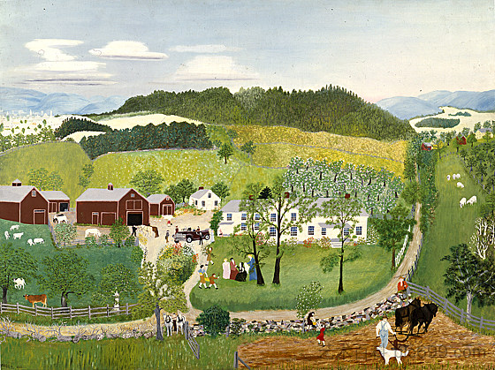 摩西奶奶去大城市 Grandma Moses Goes to the Big City (1946)，摩西奶奶