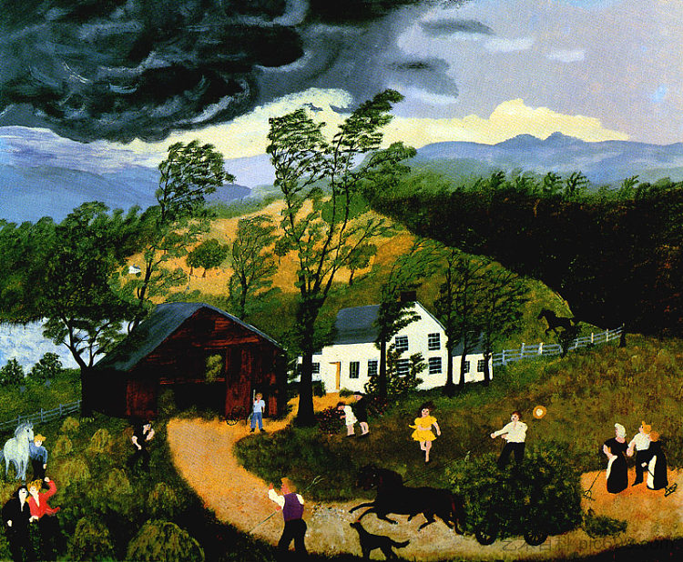 雷暴 The Thunderstorm (1948)，摩西奶奶