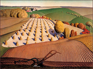 秋耕 Fall Plowing (1931)，格兰特伍德