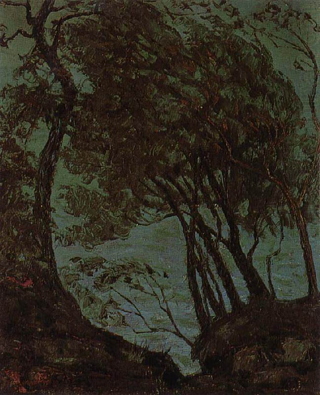 那不勒斯湾的景色 The Bay of Naples's View (1925)，格兰特伍德
