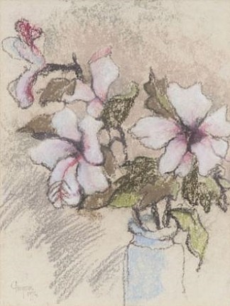 木槿静物 Still life with hibiscus (1974)，格雷戈尔·布萨尔