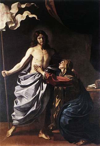 复活的基督向童贞女显现 The Resurrected Christ Appears to the Virgin (1629)，圭尔奇诺