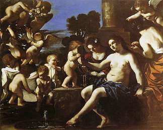 维纳斯的厕所 The Toilet of Venus (1623)，圭尔奇诺