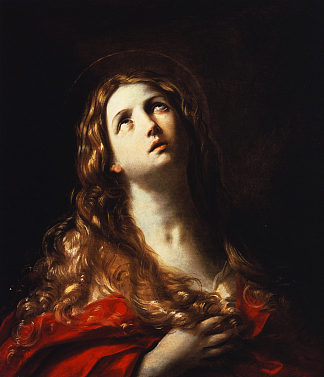抹大拉在忏悔 Magdalene in penitence (1635)，纪多·雷尼