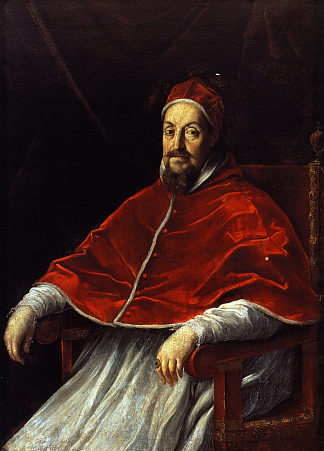 教皇格雷戈里十五世的肖像 Portrait of Pope Gregory XV (1622)，纪多·雷尼