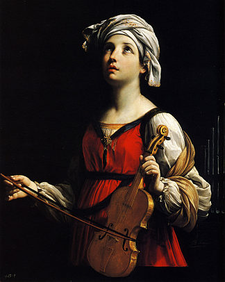 圣塞西莉亚 St Cecilia (1606)，纪多·雷尼