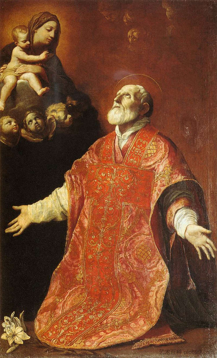 圣菲利波内里在摇头丸 St Filippo Neri in Ecstasy (1614)，纪多·雷尼