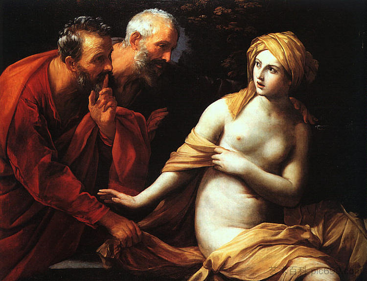 苏珊娜和长老 Susanna and the Elders (1620)，纪多·雷尼