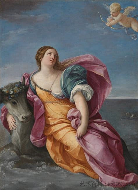 欧罗巴的绑架 The Abduction of Europa (1637 - 1639),纪多·雷尼